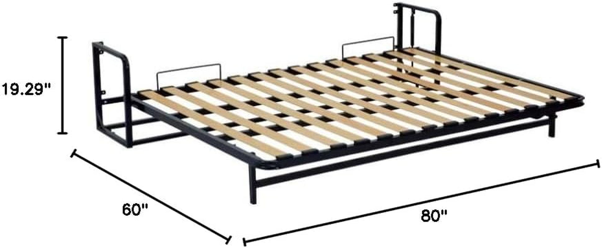 Murphy Bed - Murphy Bed Queen - Folding Bed - Horizontal - 60" X 80" - Classic