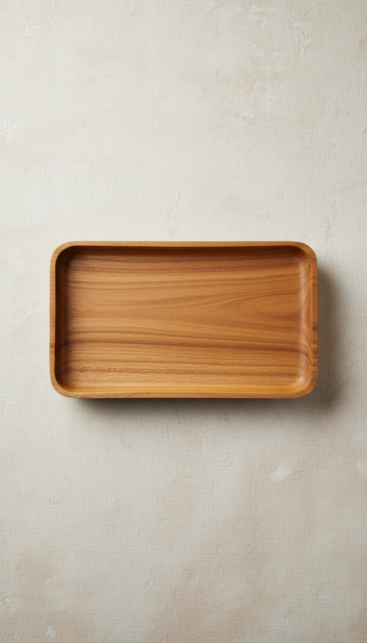 Acacia Wood Modular Storage Tray